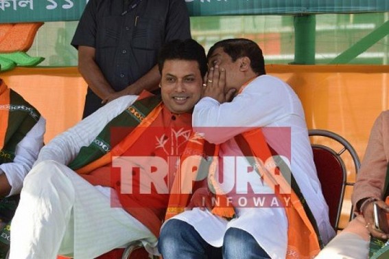 North pole, South pole become friends in Tripura Election season North pole, South pole become friends in Tripura Election season